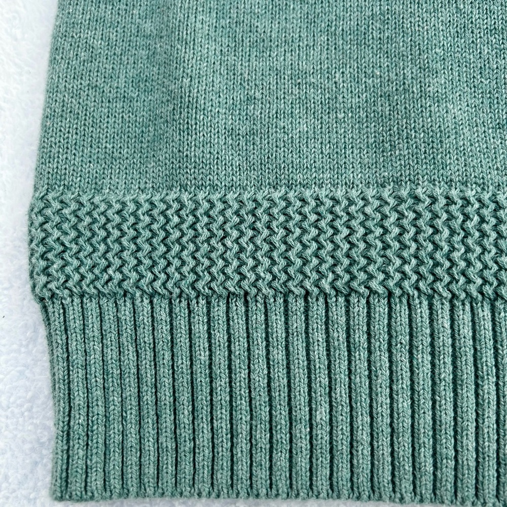 Joie Knit Top Cottagecore Sweater V-neck Sz. Small Green - Picture 6 of 7